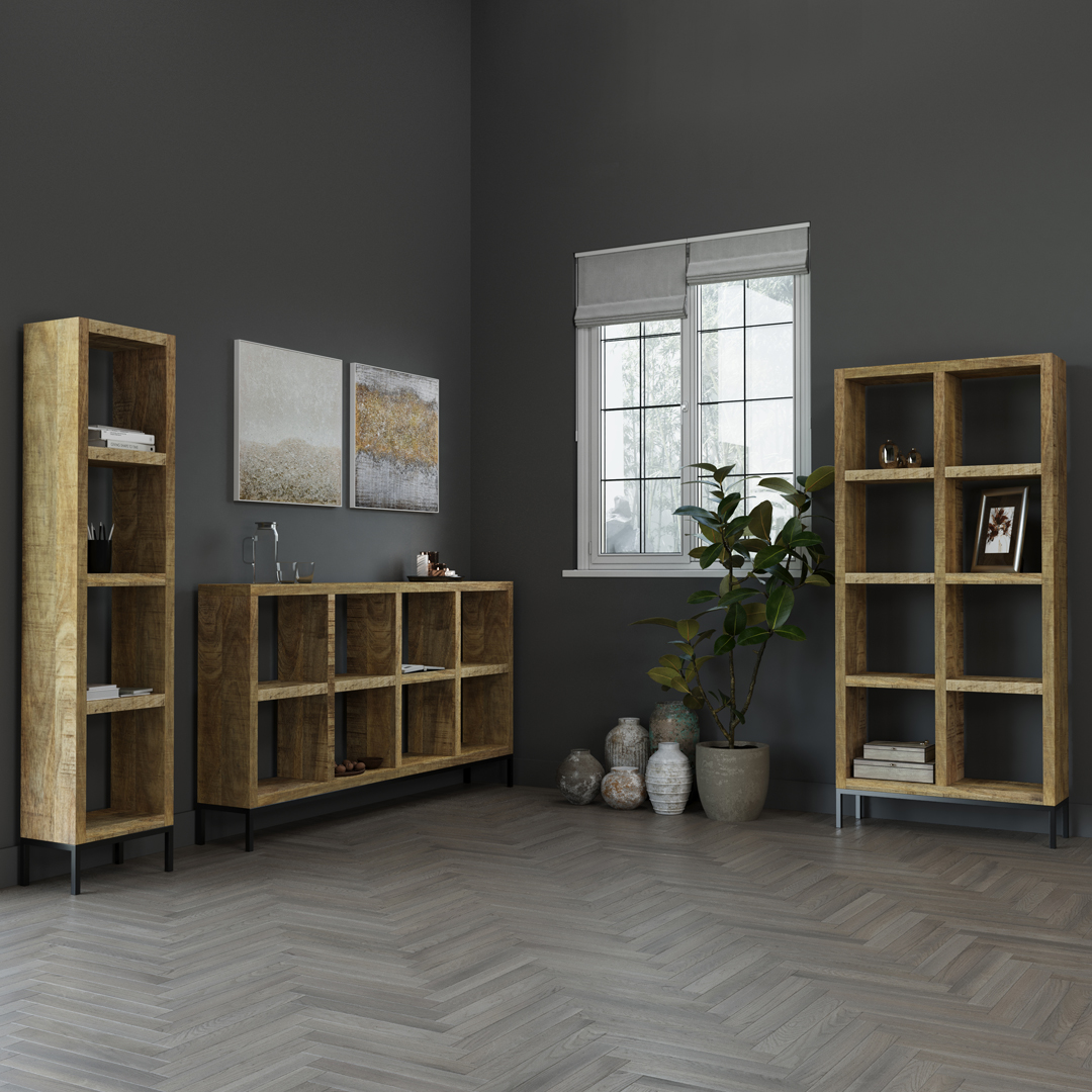 Mango Wood Bookcase