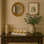 Load image into Gallery viewer, GHomeUK Luxora Natural Marble Black & White T Light Holders with Brass Finish - ARTA