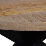 Load image into Gallery viewer, GHomeUK Natural Finish Mango Wood Round Coffee Table - NABAG