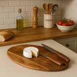 Load image into Gallery viewer, GHomeUK Acacia Wood Oval Chopping Board - BACBACAN1998 - TYALL