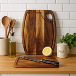 Load image into Gallery viewer, GHomeUK Acacia Wood Natural Rectangular Chopping Board - BACBACAN2003 - LYAMO