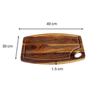Load image into Gallery viewer, GHomeUK Acacia Wood Natural Rectangular Chopping Board - BACBACAN2003 - LYAMO