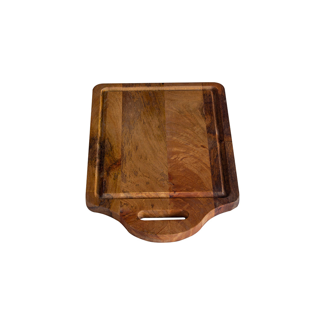 GHomeUK Durable Acacia Wood Rectangular Handle Chopping Board - BACBACAN2004 - RDIED