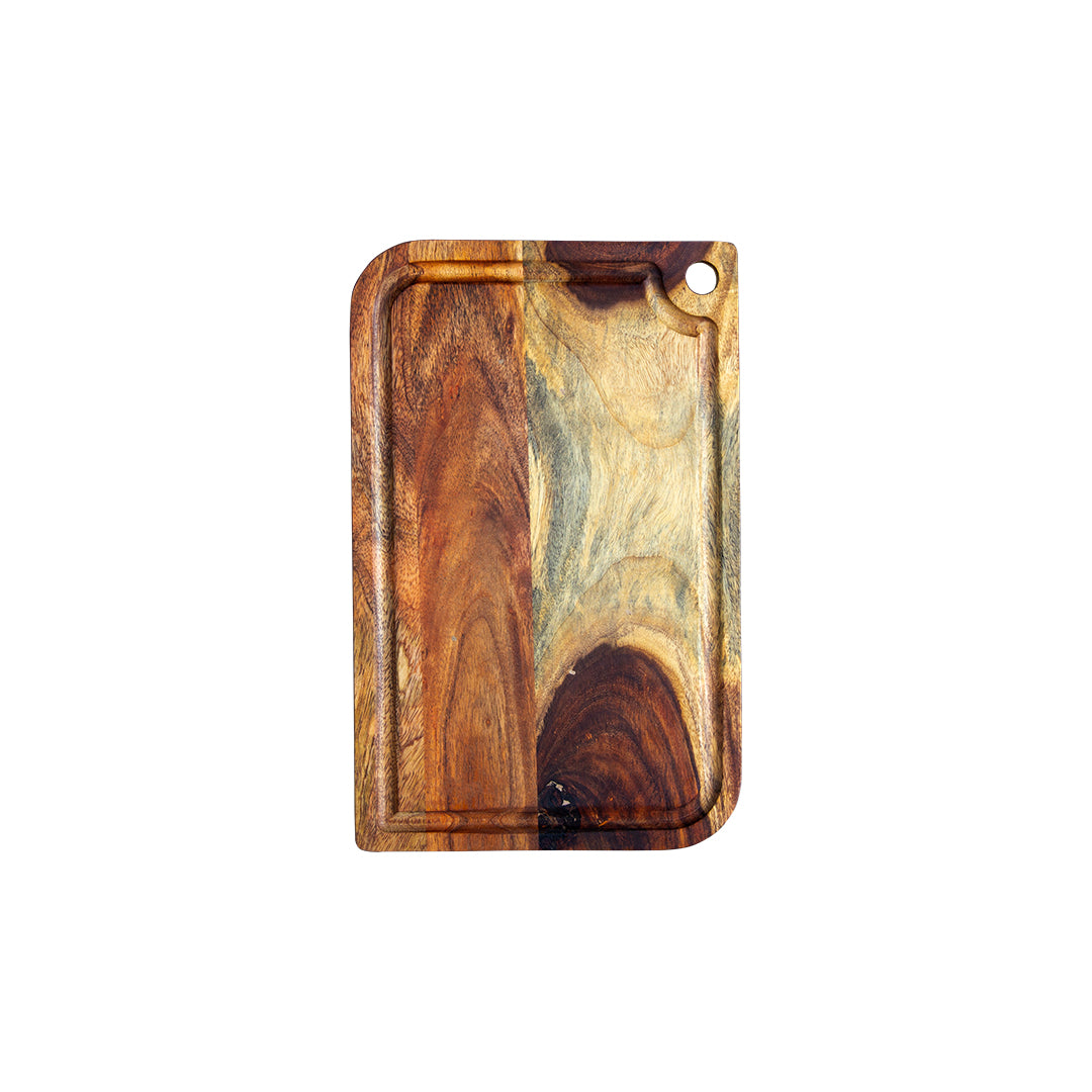 GHomeUK Durable Acacia Wood Natural Rectangle Chopping Board - BACBACAN2006 - NNRGA