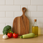 Load image into Gallery viewer, GHomeUK Acacia Wood Natural Rectangular Chopping Board - BACBACAN2009 - FBNF