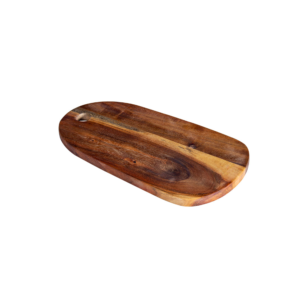 GHomeUK Acacia Wood Rustic Long Oval Chopping Board - BACBACAN2011 - NAKUK
