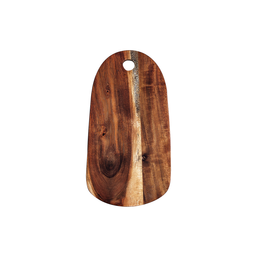 GHomeUK Acacia Wood Rustic Long Oval Chopping Board - BACBACAN2011 - NAKUK