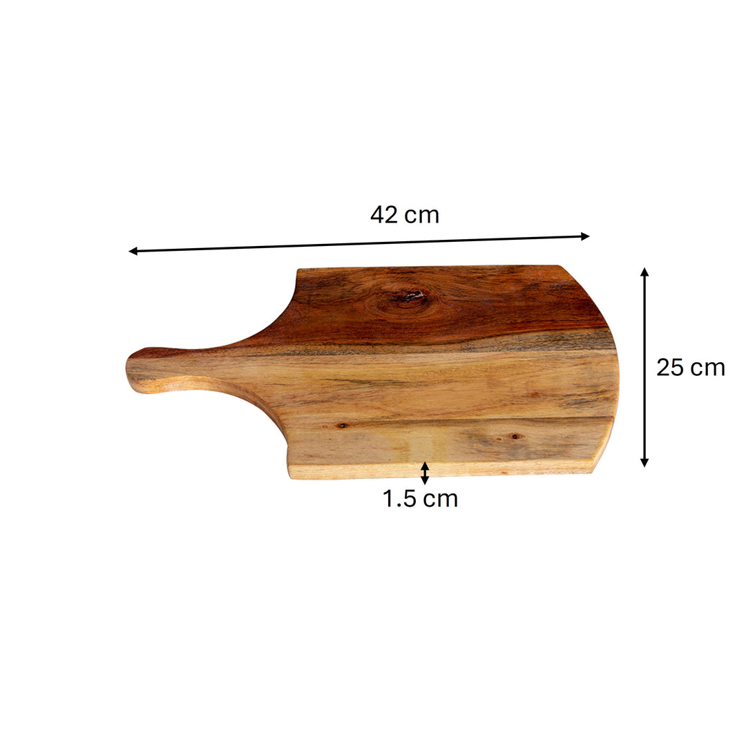 GHomeUK Premium Acacia Wood Chopping Board with Handle - BACBACAN2016 - ERSEY