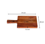 Load image into Gallery viewer, GHomeUK Square Acacia Wood Chopping Board with Handle - BACBACAN2019 - RARYR