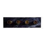 Load image into Gallery viewer, GHomeUK Luxora White Marble Candle Holders with Elegant Brass Holders - OIINN