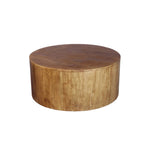 Load image into Gallery viewer, GHome UK Solid Acacia Wood Round Coffee Table with Stained Finish