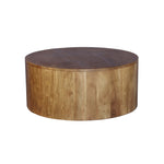 Load image into Gallery viewer, GHome UK Solid Acacia Wood Round Coffee Table with Stained Finish