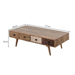 Load image into Gallery viewer, GHomeUK Mango Wood Stained Eight Drawer Coffee Table - HSTT