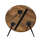 Load image into Gallery viewer, GHomeUK Coffee Table Mango Wood Brown Round - DWWO