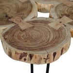 Load image into Gallery viewer, GHomeUK Acacia Wood Natural Brown Six Log Coffee Table - RERER