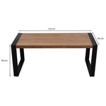 Load image into Gallery viewer, GHomeUK Acacia Wood Natural Rectangle Coffee Table - EATEY