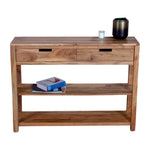 Load image into Gallery viewer, GHomeUK Acacia Wood Console Table - Natural Walnut Finish   - AGAA