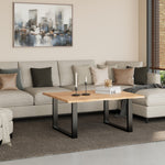 Load image into Gallery viewer, GHomeUK Acacia Wood Live Edge Coffee Table Natural Finish - EETTA
