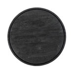 Load image into Gallery viewer, GHome UK Solid Mango Wood Black Round Coffee Table Sandblast Finish