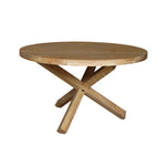Load image into Gallery viewer, GHomeUK Wooden Natural Tripod Dining Table with Metal Base