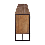 Load image into Gallery viewer, GHomeUK Modern Acacia Wood Natural Brown Parquetry Sideboard