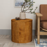 Load image into Gallery viewer, GHomeUK Durable Acacia Wood Natural Stained Stump Side Table