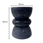 Load image into Gallery viewer, GHomeUK Blue Glass Side Table – Stylish Home Décor - BFSTACCB0761