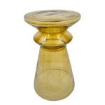 Load image into Gallery viewer, GHomeUK Tempered Glass Yellow Side Table – Modern Accent Piece - EBUER