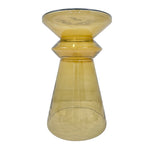 Load image into Gallery viewer, GHomeUK Tempered Glass Yellow Side Table – Modern Accent Piece - EBUER