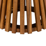 Load image into Gallery viewer, GHomeUK Elegant Mango Wood Smooth Stained Slate Base Round Side Table - UUAR