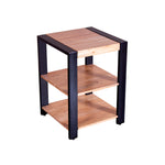 Load image into Gallery viewer, GHomeUK Wooden Rough Natural Three Tier Side Table - HODSO