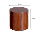 Load image into Gallery viewer, GHomeUK Durable Acacia Wood Natural Stained Stump Side Table