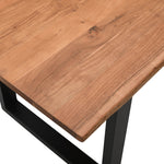 Load image into Gallery viewer, GHomeUK Live Edge Acacia Wood Dining Table in Brown Finish