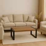 Load image into Gallery viewer, GHomeUK Acacia Wood Natural Rectangle Coffee Table - EATEY