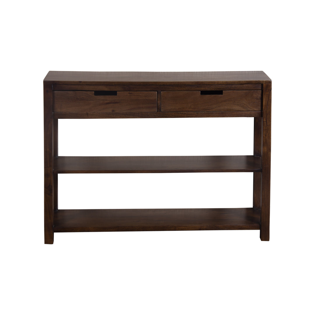 GHomeUK Acacia Wood Console Table - Natural Walnut Finish   - AGAA