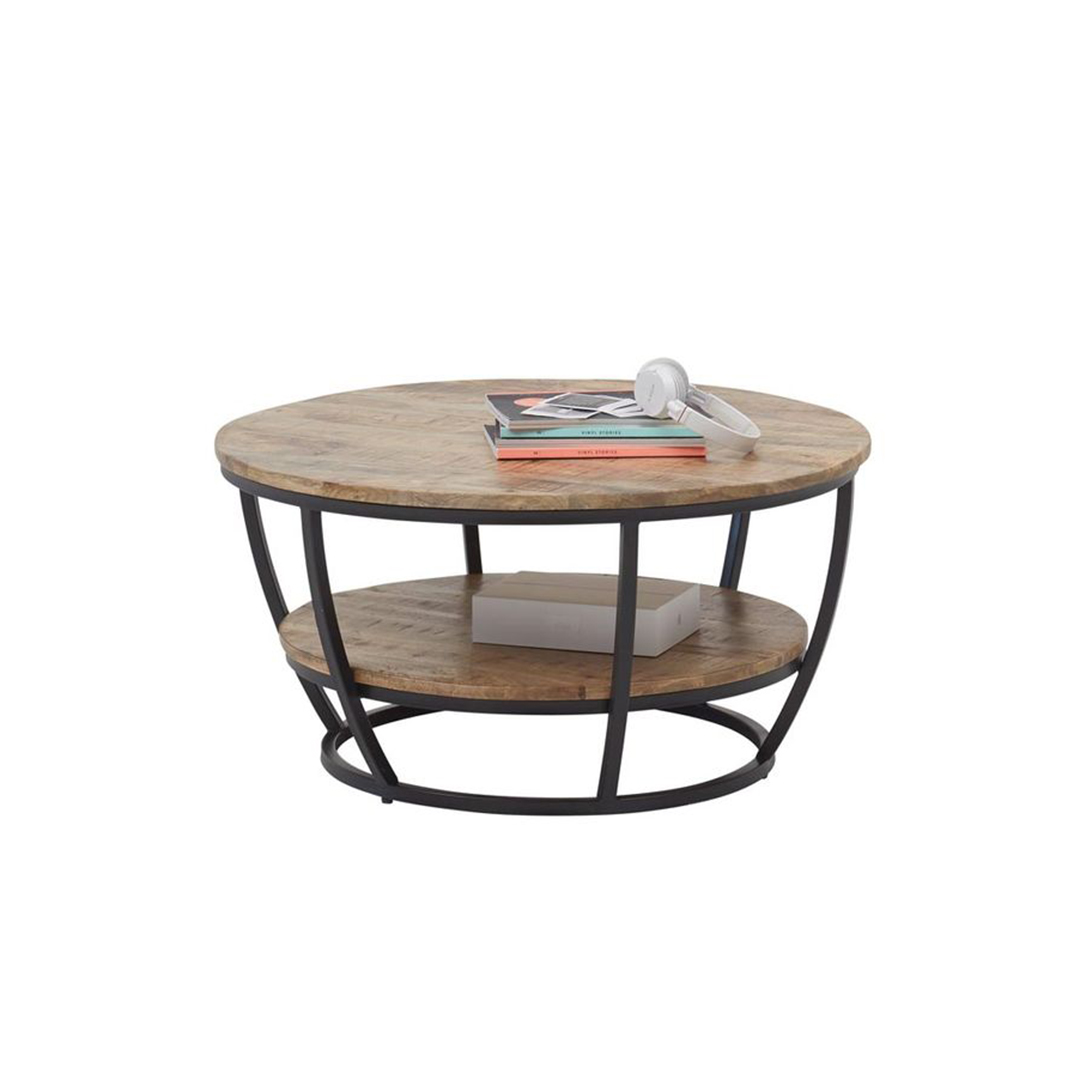 Round Double Top Coffee Table