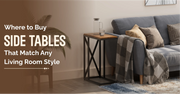 Where to Buy Side Tables That Match Any Living Room Style