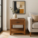 Load image into Gallery viewer, GHomeUK Mango Wood Side Table Natural Shape - OONE
