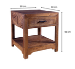 Load image into Gallery viewer, GHomeUK Mango Wood Side Table Natural Shape - OONE

