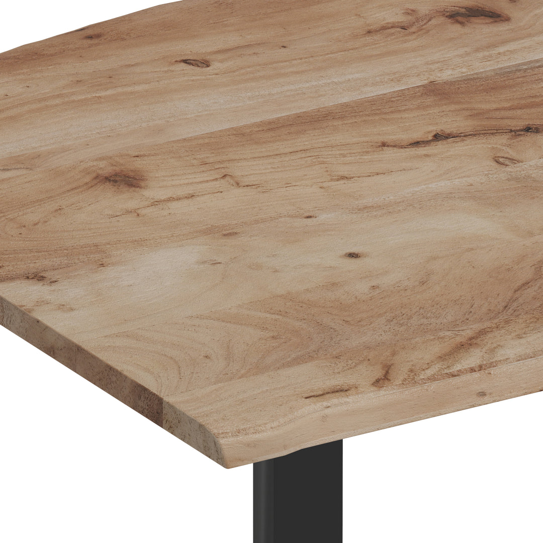 GHomeUK Acacia Wood Live Edge Coffee Table Natural Finish - EETTA