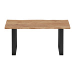 Load image into Gallery viewer, GHomeUK Acacia Wood Live Edge Coffee Table Walnut Finish - EETTA

