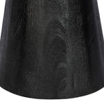 Load image into Gallery viewer, GHome UK Solid Mango Wood Black Round Coffee Table Sandblast Finish
