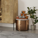 Load image into Gallery viewer, GHomeUK Luxury Wine Bottle Holder Acacia Wood and Black Metal - CEEEL
