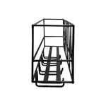 Load image into Gallery viewer, GHomeUK Metal Black Wine Rack &amp; Glass Holder Wall Mount - IABEC
