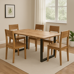 Load image into Gallery viewer, Live Edge Dining Table (Acacia Natural Finish)
